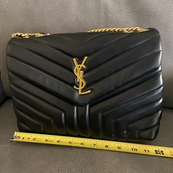 Black Quilted Leather Shoulder Bag - Picture 5 of 7